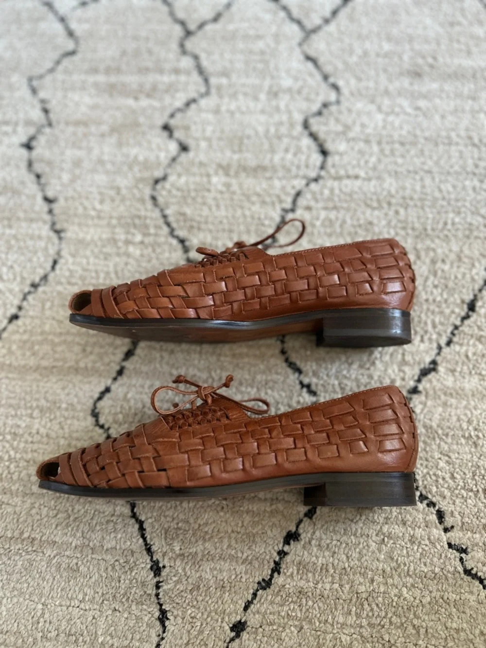 Sam Edelman Rishel Cognac Tan Leather Loafers Sz 9 - Picture 3 of 6